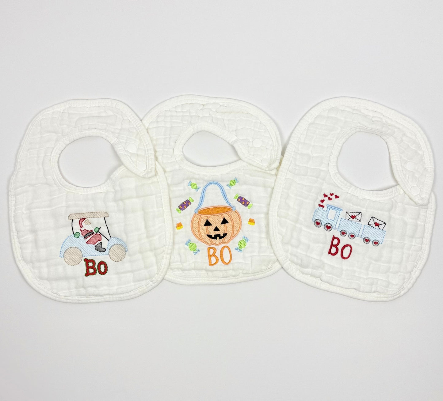 Holiday Baby Bib Bundle