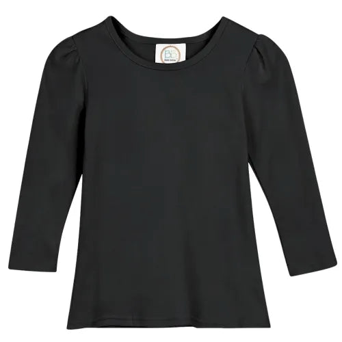 Long Sleeve Puff Shoulder Tee