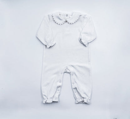 Scallop Peter Pan Collar Romper