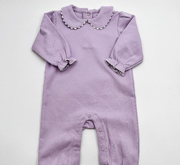 Scallop Peter Pan Collar Romper