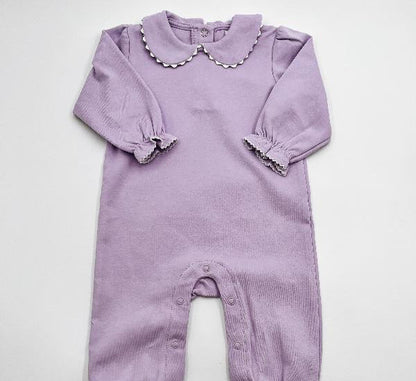 Scallop Peter Pan Collar Romper