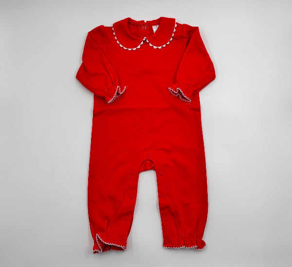 Scallop Peter Pan Collar Romper