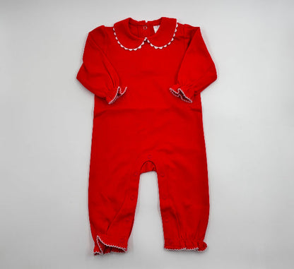Scallop Peter Pan Collar Romper