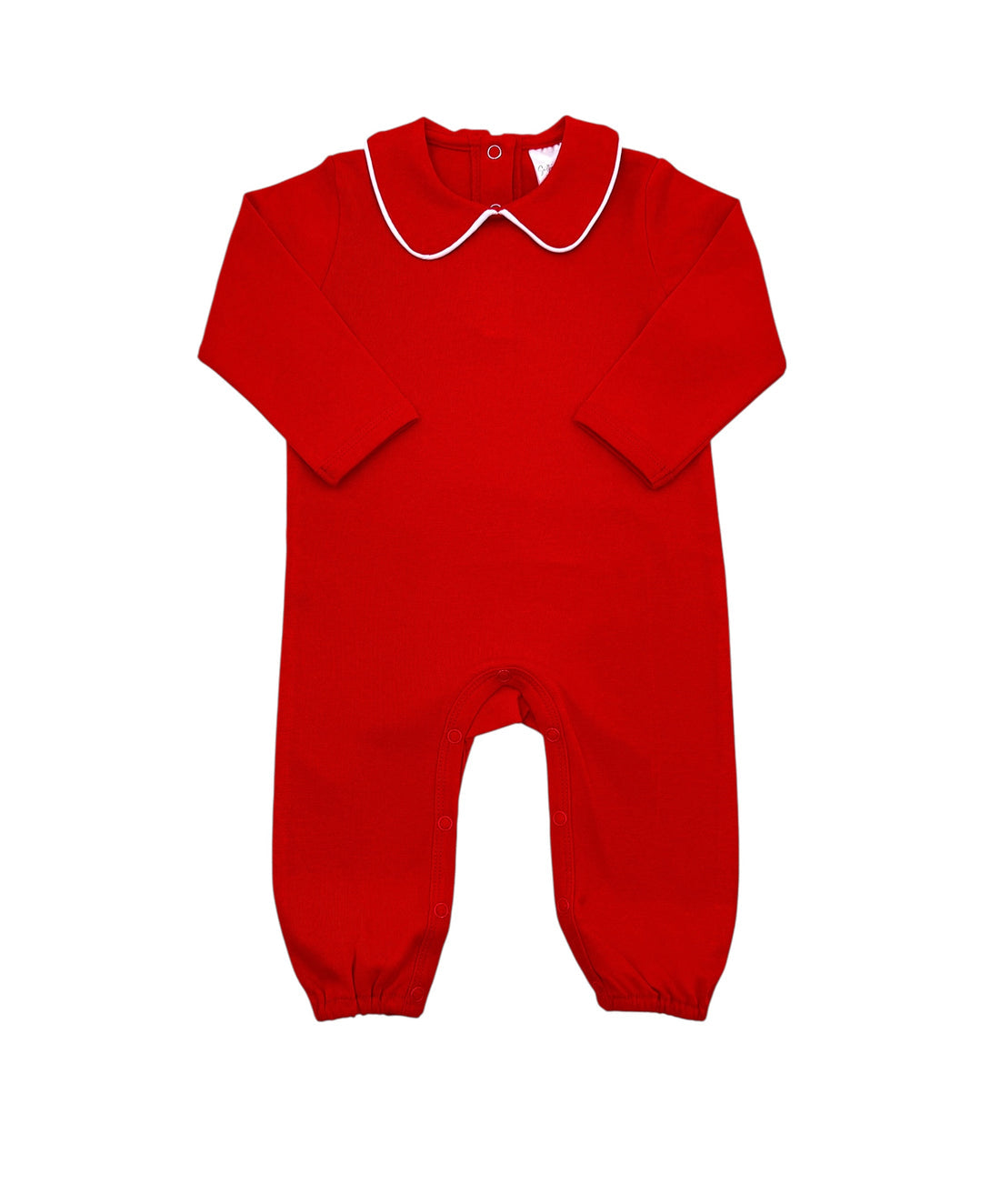Piped Edge Peter Pan Collar Romper