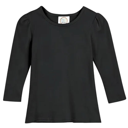 Long Sleeve Puff Shoulder Tee