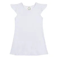 Girl's Flutter Sleeve Dress