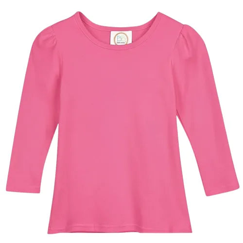 Long Sleeve Puff Shoulder Tee