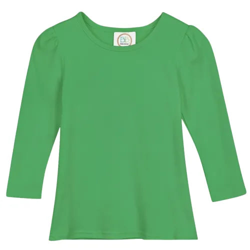 Long Sleeve Puff Shoulder Tee