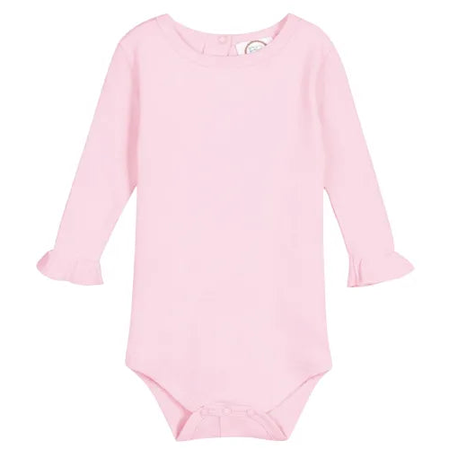 Long Sleeve Infant Body Suit (Ruffle and Plain)