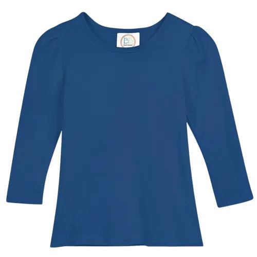 Long Sleeve Puff Shoulder Tee