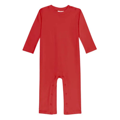 Long Sleeve Romper - Plain