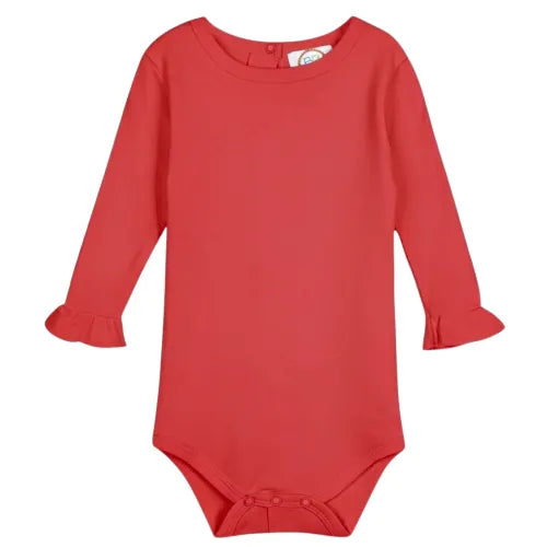 Long Sleeve Infant Body Suit (Ruffle and Plain)