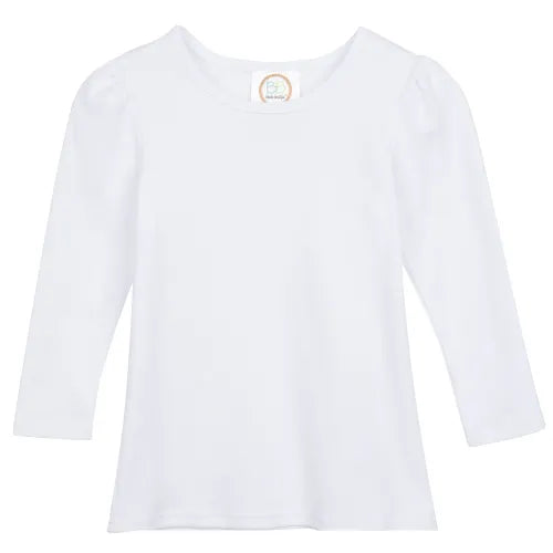 Long Sleeve Puff Shoulder Tee