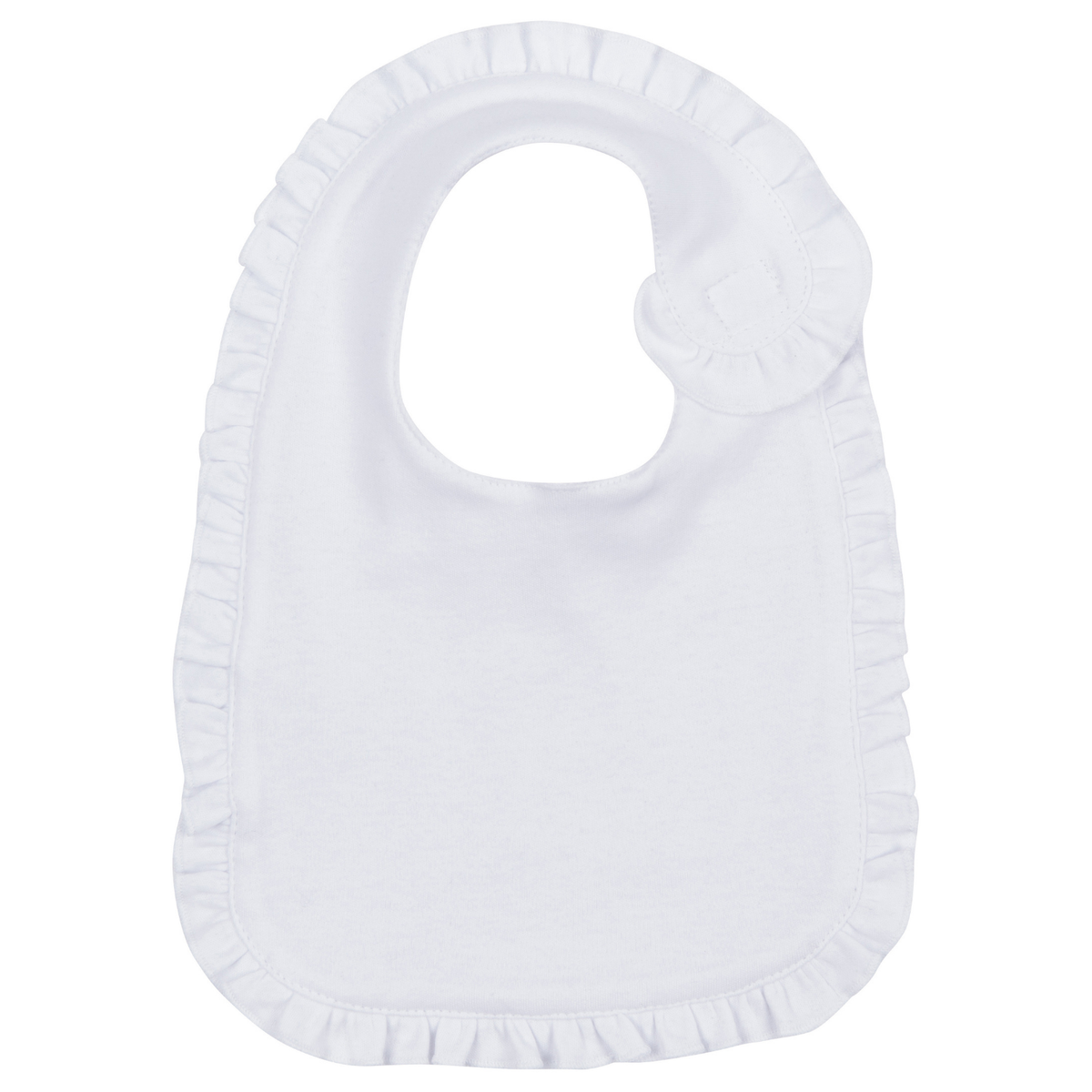 Knit Bib (Ruffle or Plain)