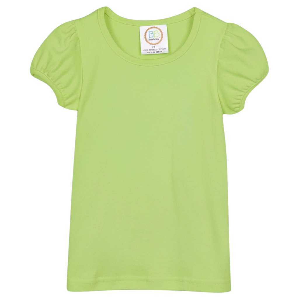 Girls Puff Sleeve Tee