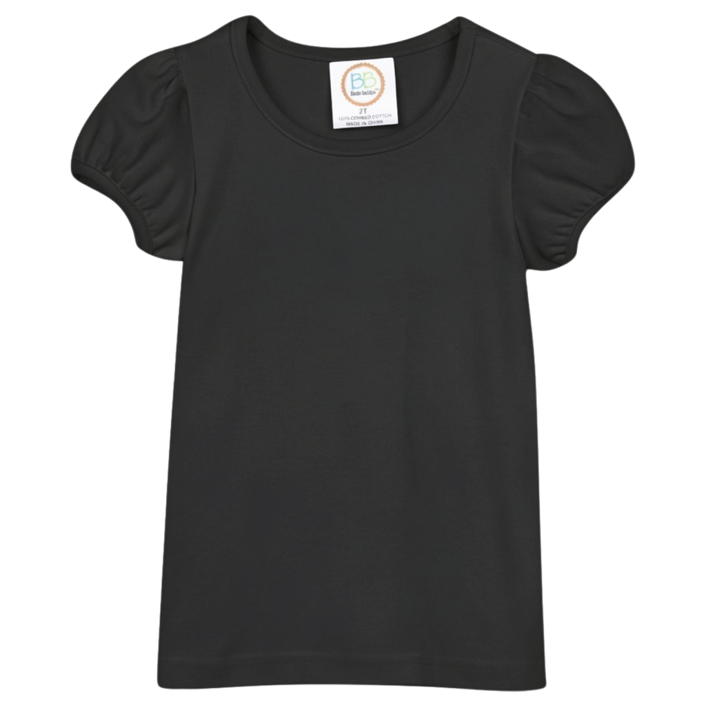 Girls Puff Sleeve Tee
